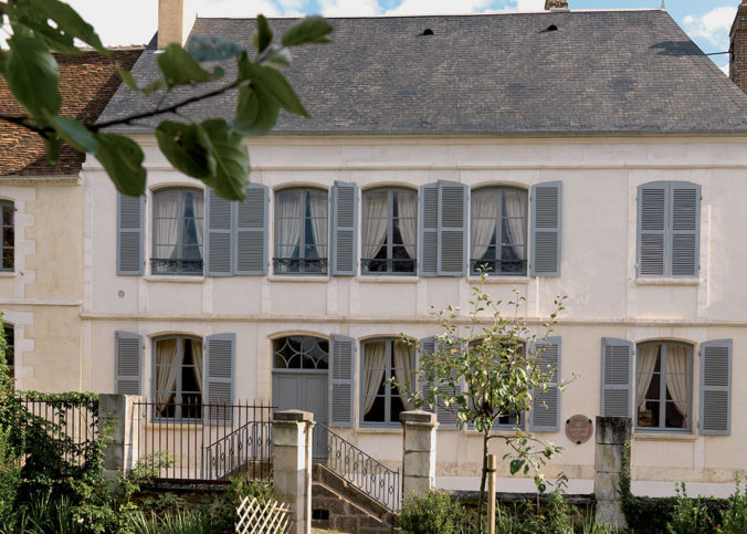 La maison de Colette à à Saint-Sauveur-en-Puisaye (Yonne).